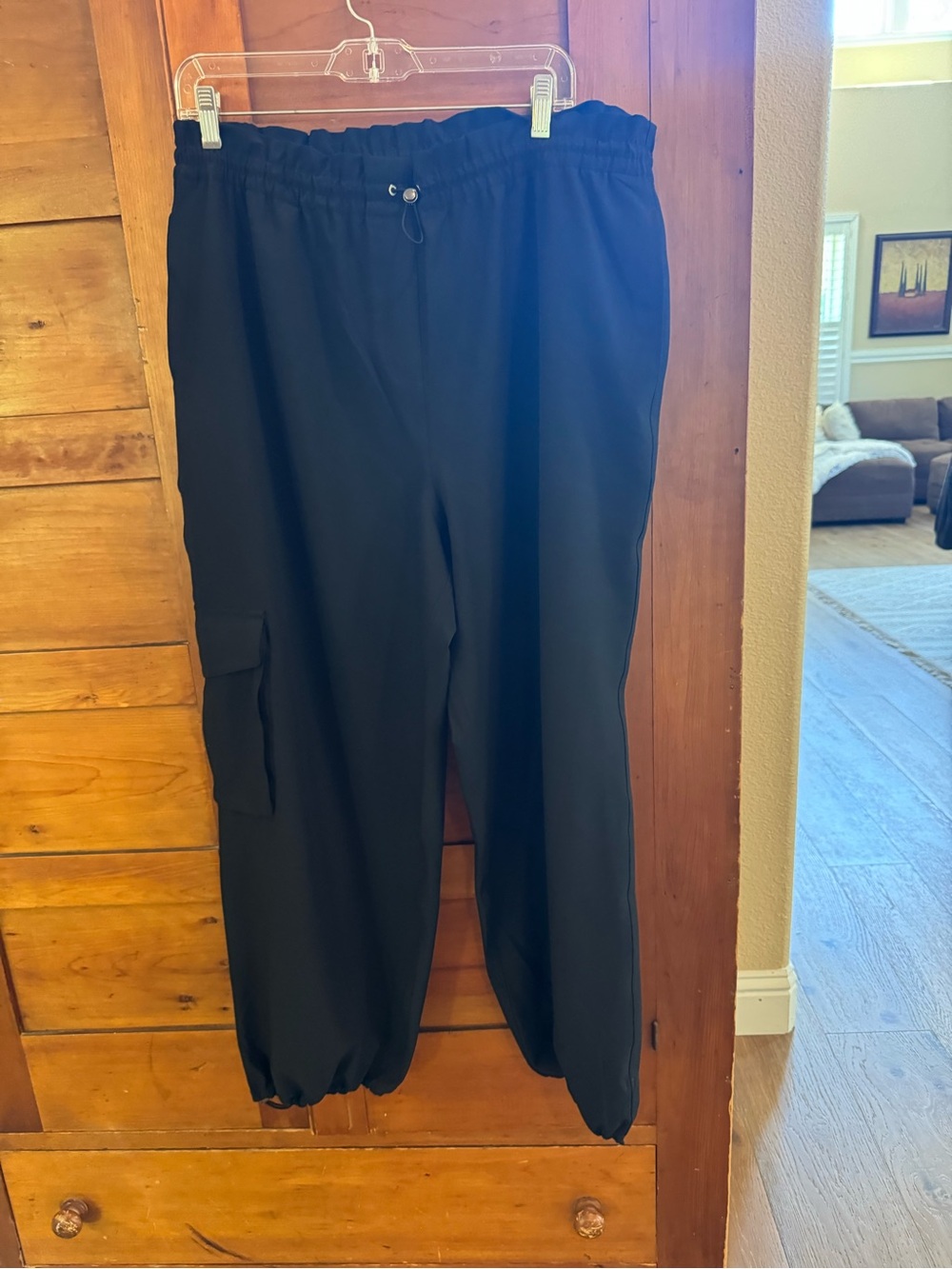 Spanx Cargo Pants with Paper bag Waist, Size 1X